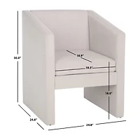 Safavieh Ylva Upholstered Barrel Chair