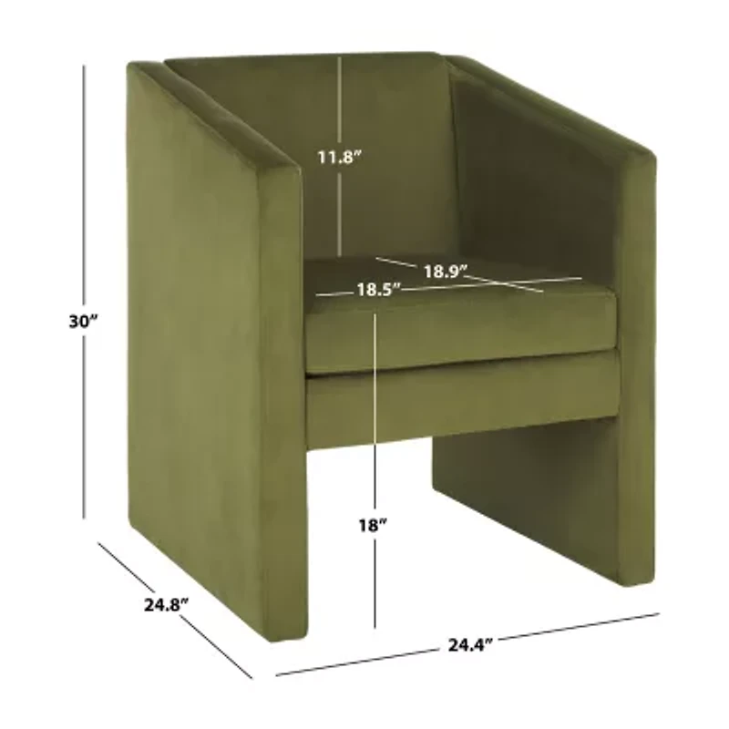 Safavieh Ylva Upholstered Barrel Chair