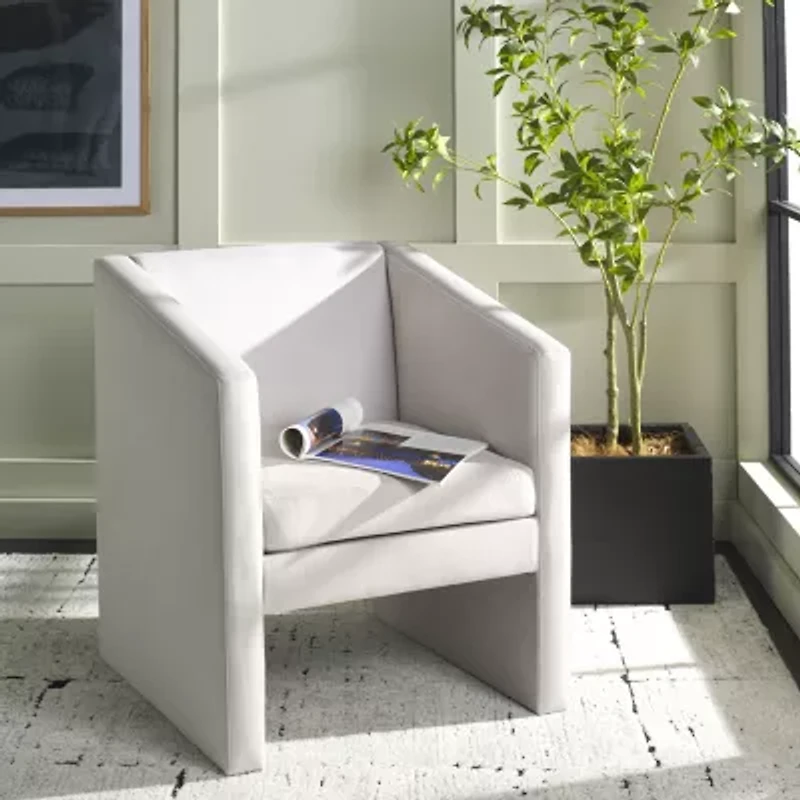 Safavieh Ylva Upholstered Barrel Chair