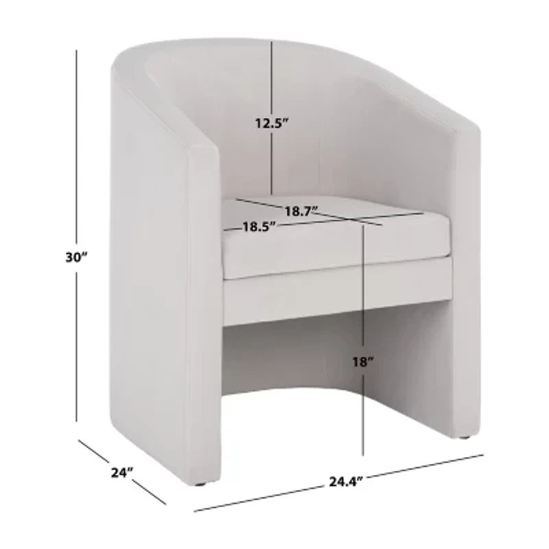 Safavieh Elysian Upholstered Barrel Chair