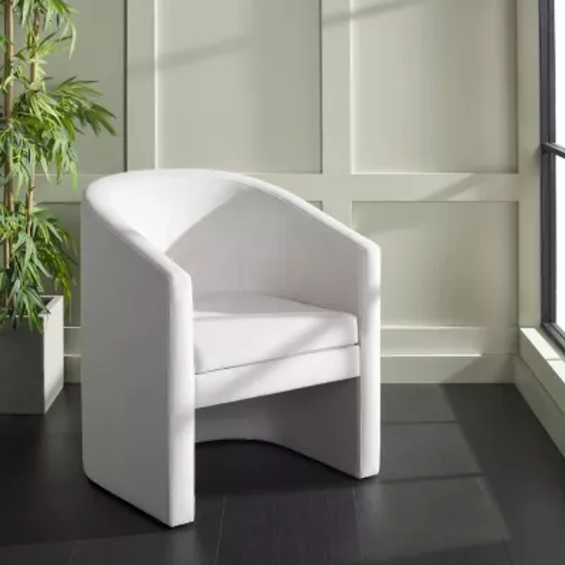 Safavieh Elysian Upholstered Barrel Chair