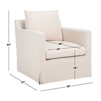 Safavieh Hadara Upholstered Barrel Chair