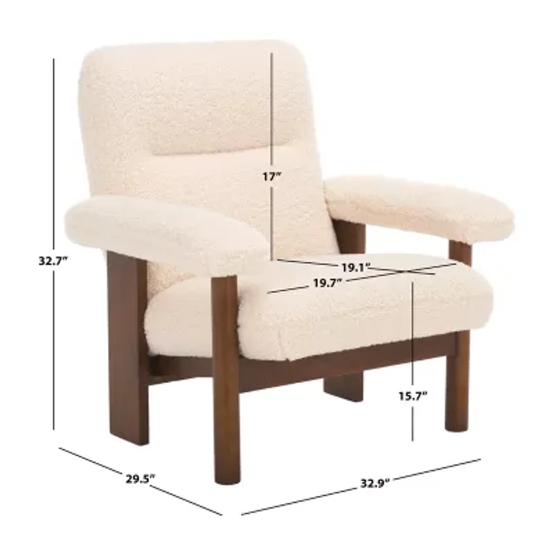 Safavieh Attwell Upholstered Barrel Chair