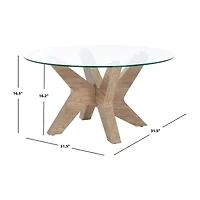 Kaera Glass Top Coffee Table