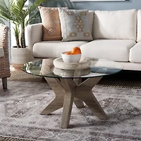 Kaera Glass Top Coffee Table