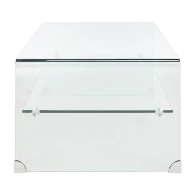 Brioni Glass Top Glass Coffee Table
