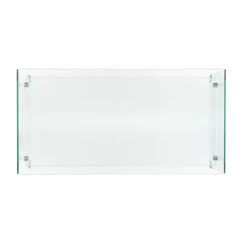 Brioni Glass Top Glass Coffee Table
