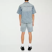Forever 21 Mens 7" Mid Rise Denim Short