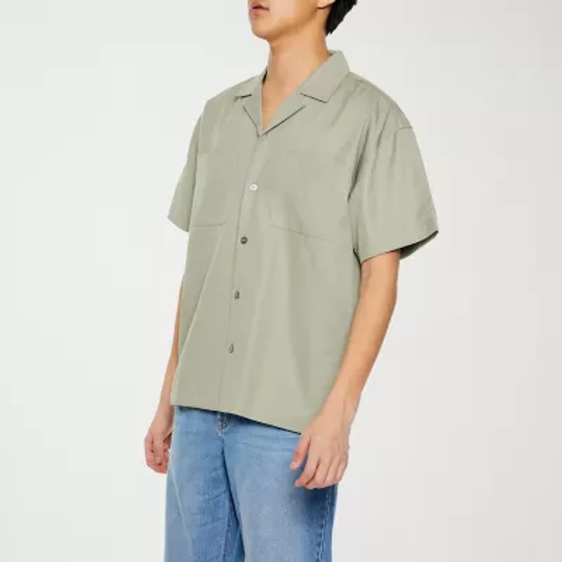 Forever 21 Mens Short Sleeve Button-Down Shirt