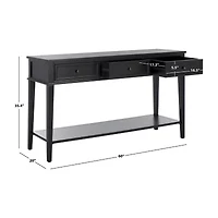 Manelin Storage 3-Drawer Console Table