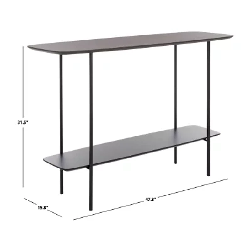 Kayleigh Storage Metal Console Table