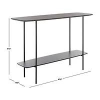 Kayleigh Storage Metal Console Table