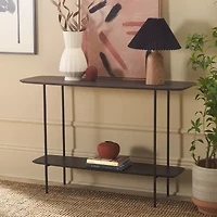Kayleigh Storage Metal Console Table