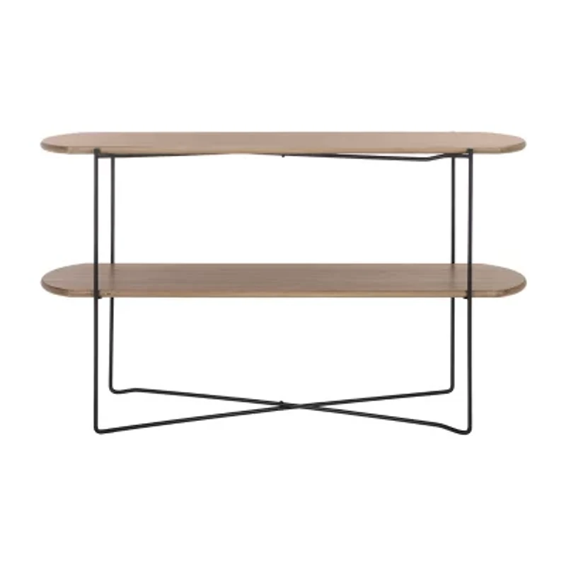Marlee Storage Metal Console Table