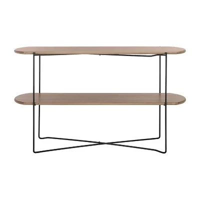 Marlee Storage Metal Console Table