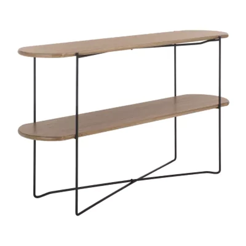 Marlee Storage Metal Console Table