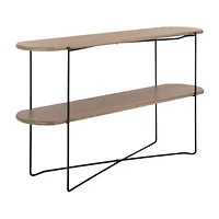 Marlee Storage Metal Console Table