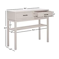 Safavieh Ajana Storage 2-Drawer Console Table