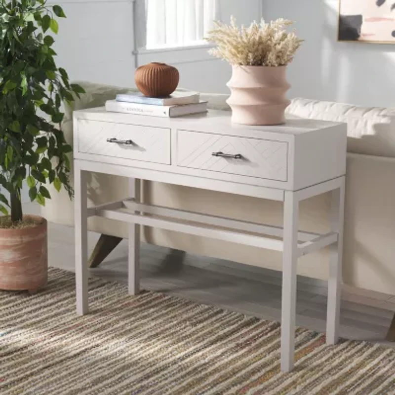 Safavieh Ajana Storage 2-Drawer Console Table