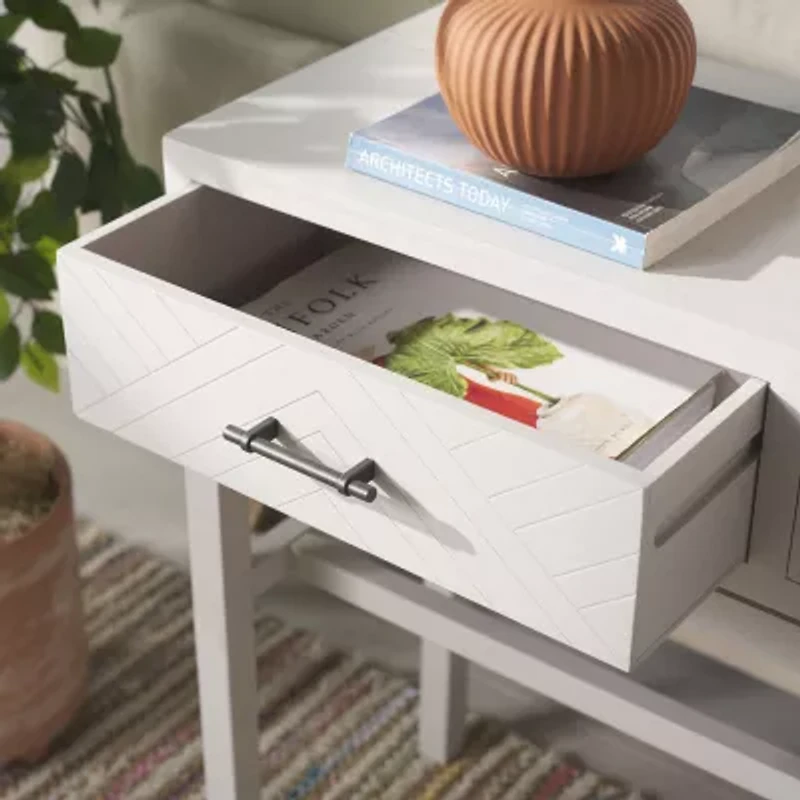Safavieh Ajana Storage 2-Drawer Console Table