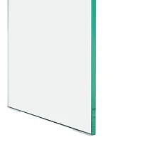 Kayley Storage Glass Console Table
