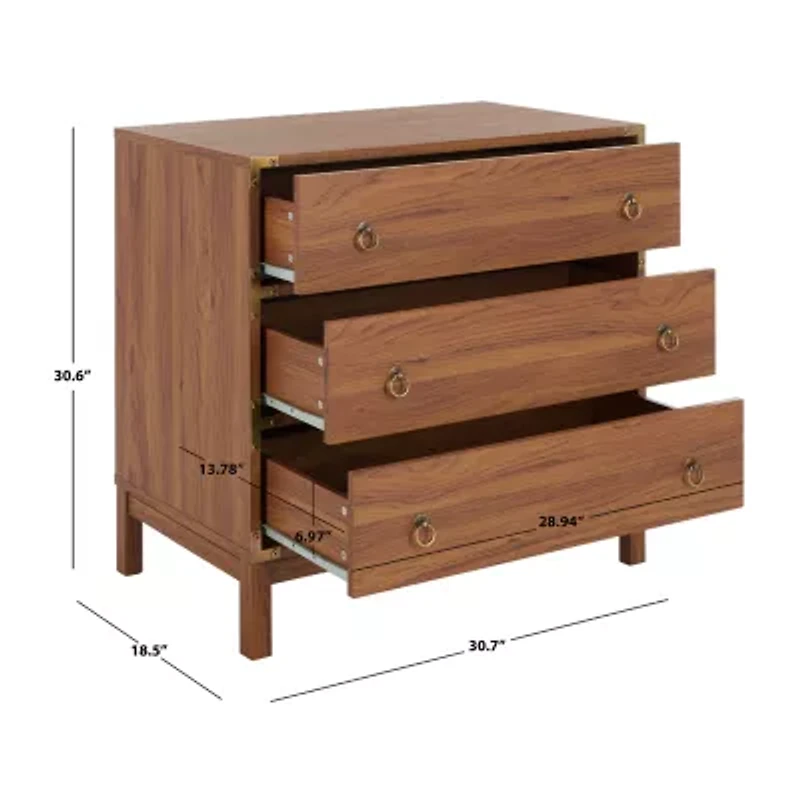 Safavieh Galio 3-Drawer Chest