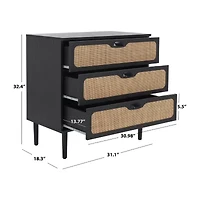 Irelia 3-Drawer Chest