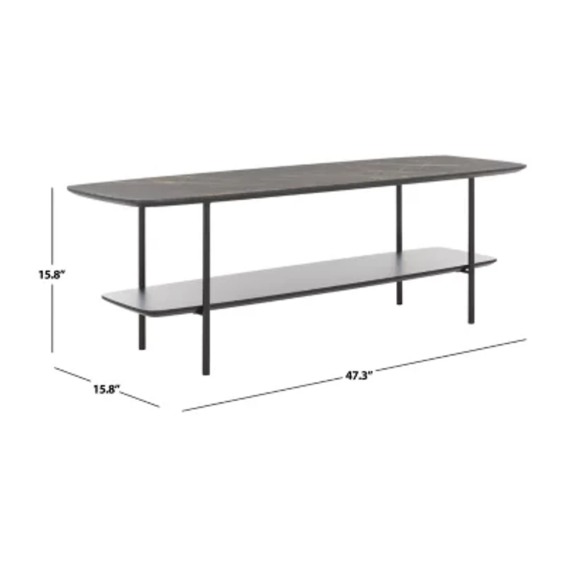 Kayleigh Storage Metal Coffee Table