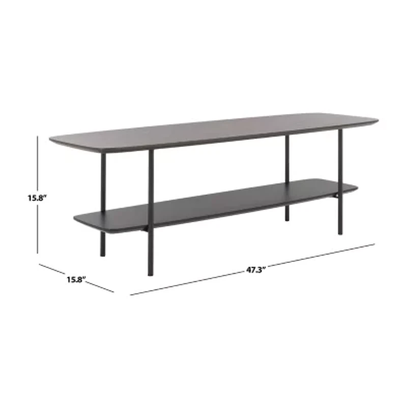 Safavieh Kayleigh Storage Metal Coffee Table