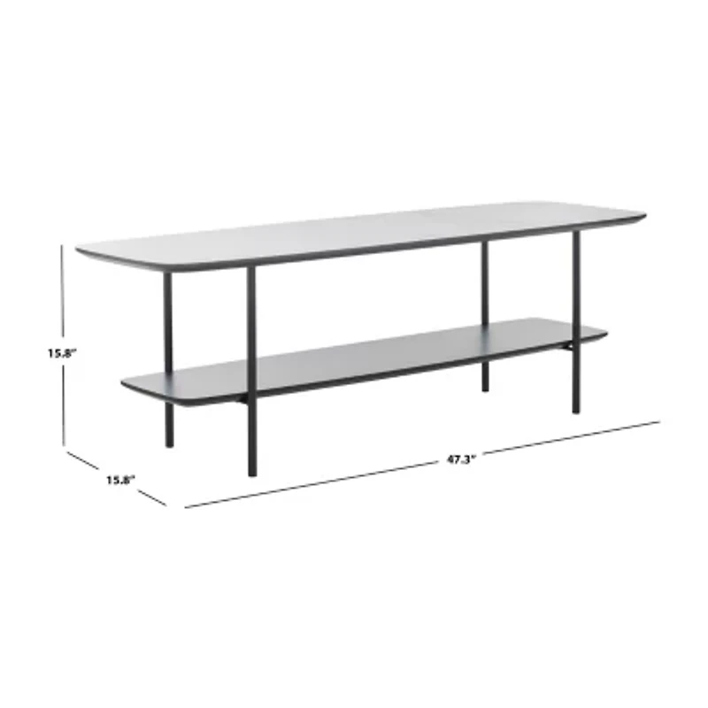 Safavieh Kayleigh Storage Metal Coffee Table