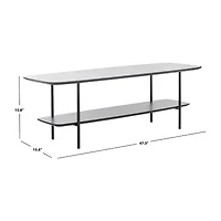 Safavieh Kayleigh Storage Metal Coffee Table