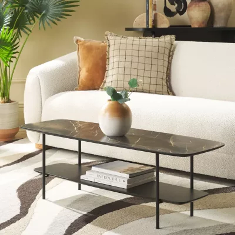 Kayleigh Storage Metal Coffee Table