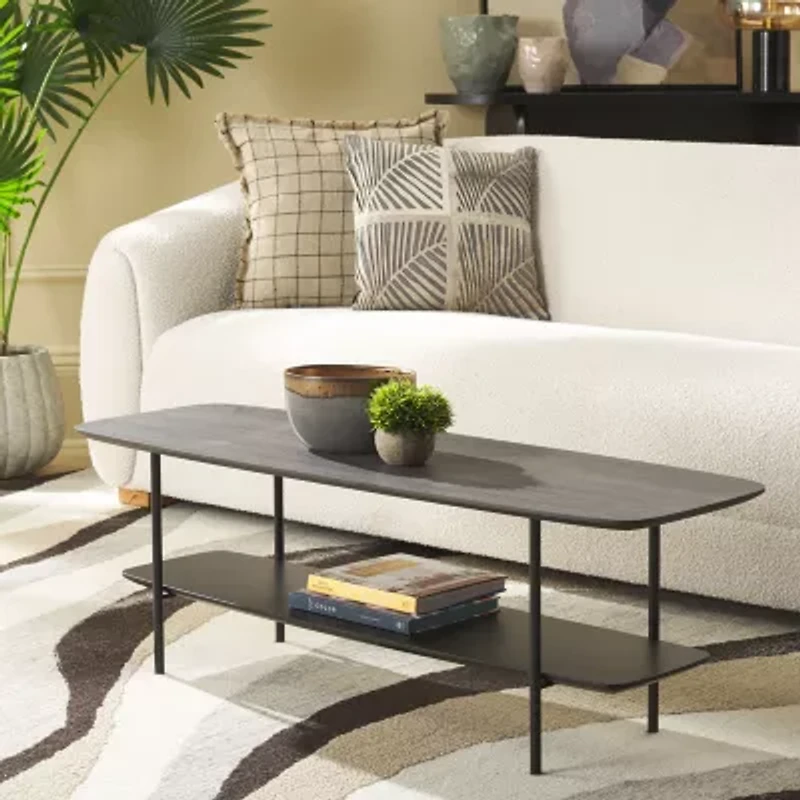 Safavieh Kayleigh Storage Metal Coffee Table