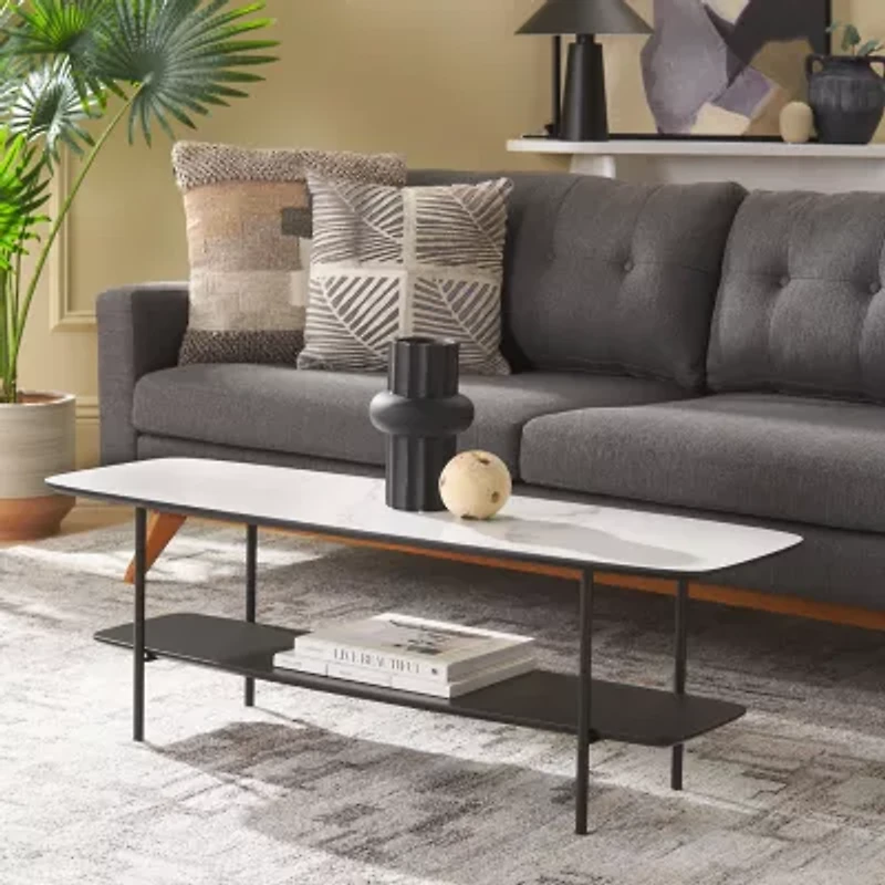Safavieh Kayleigh Storage Metal Coffee Table