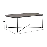 Vickie Metal Coffee Table