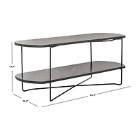 Marlee Storage Metal Coffee Table