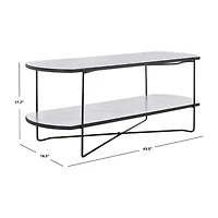 Safavieh Marlee Storage Metal Coffee Table
