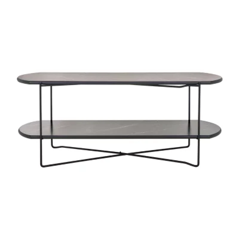 Marlee Storage Metal Coffee Table