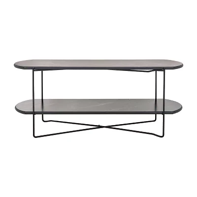 Marlee Storage Metal Coffee Table