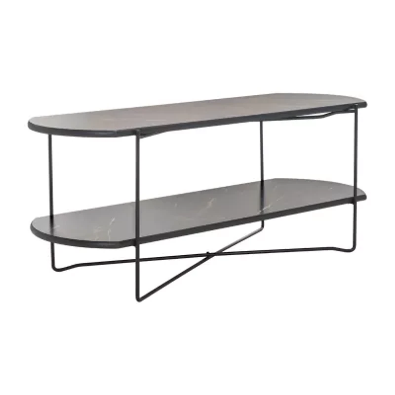 Marlee Storage Metal Coffee Table