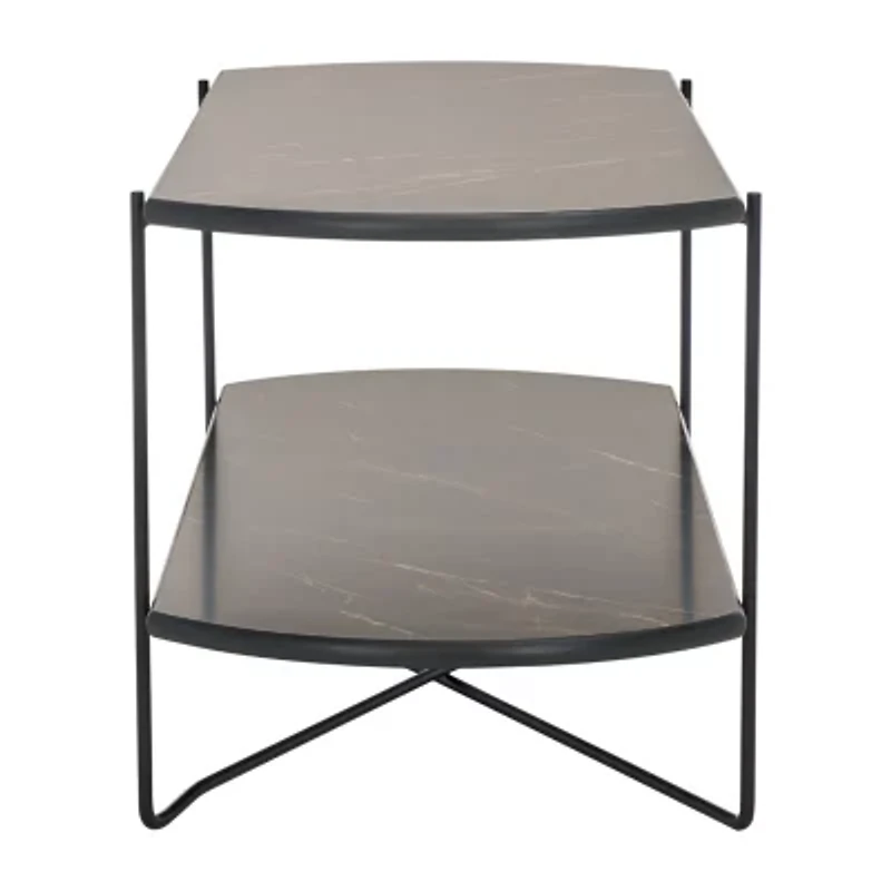 Marlee Storage Metal Coffee Table