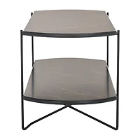 Marlee Storage Metal Coffee Table