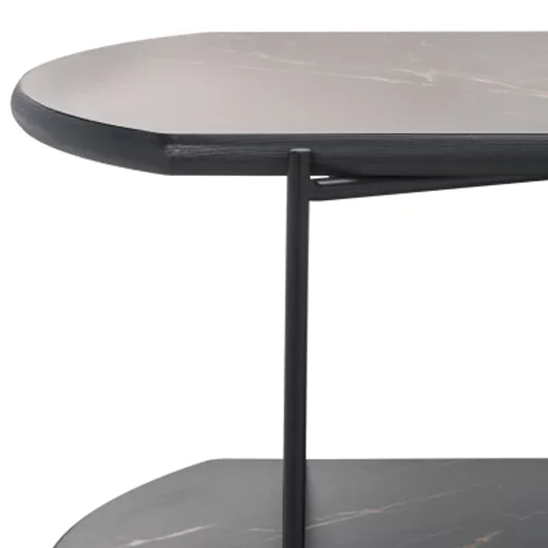 Marlee Storage Metal Coffee Table