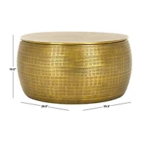 Safavieh Apoline Storage Metal Coffee Table