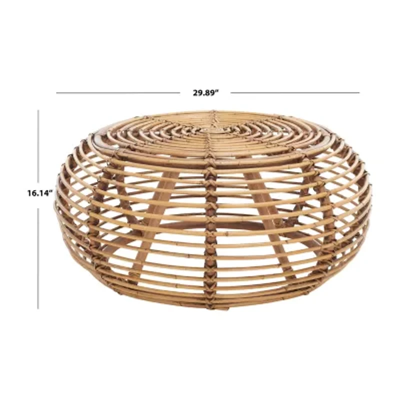 Jorah Rattan Coffee Table