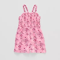 Okie Dokie Toddler & Little Girls Sleeveless Floral Romper