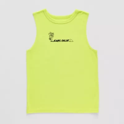Thereabouts Little & Big Kid Boys Crew Neck Sleeveless Tank Top