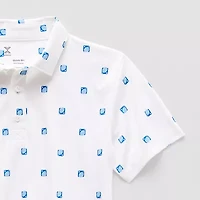 Xersion Little & Big Kid Boys Short Sleeve Regular Fit Moisture Wicking Polo Shirt