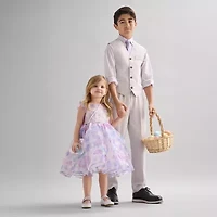 Blueberi Boulevard Toddler Girls Sleeveless A-Line Dress