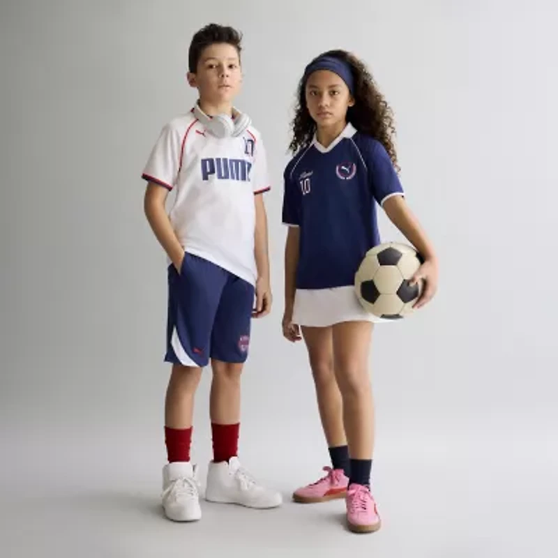 PUMA Big Kid Girls Short Sleeve Jersey